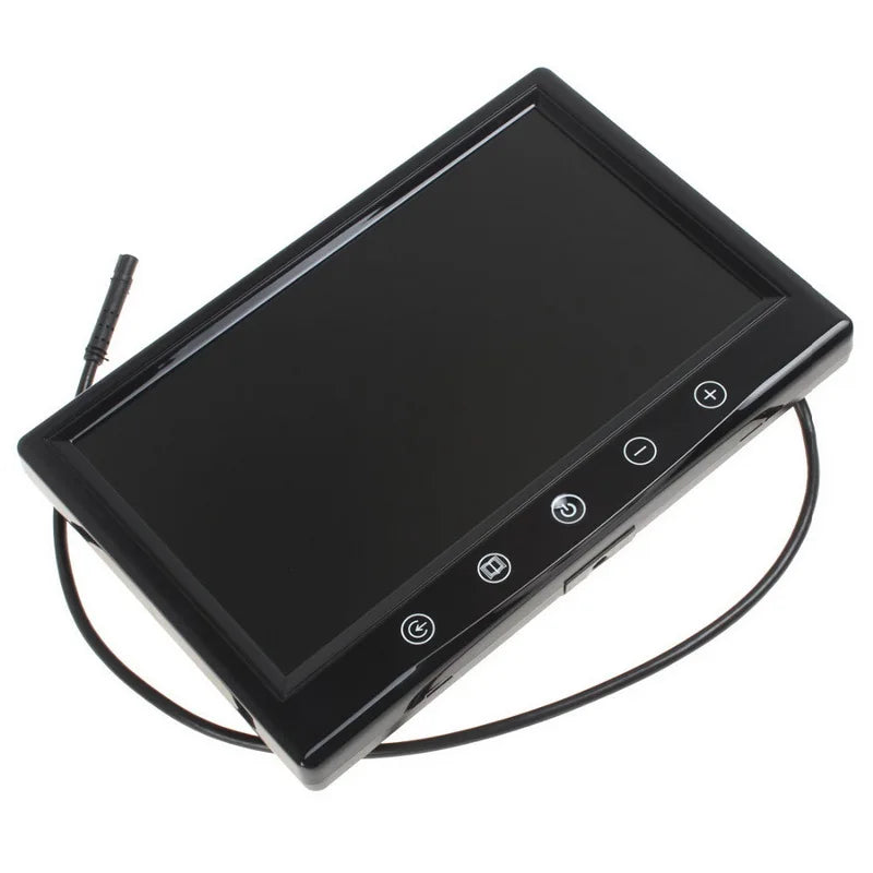 9 Inch Digital Car Monitor High Resolution Color TFT LCD With 2 Video Input Car Parking Assistance Monitors  For Rearview Camera