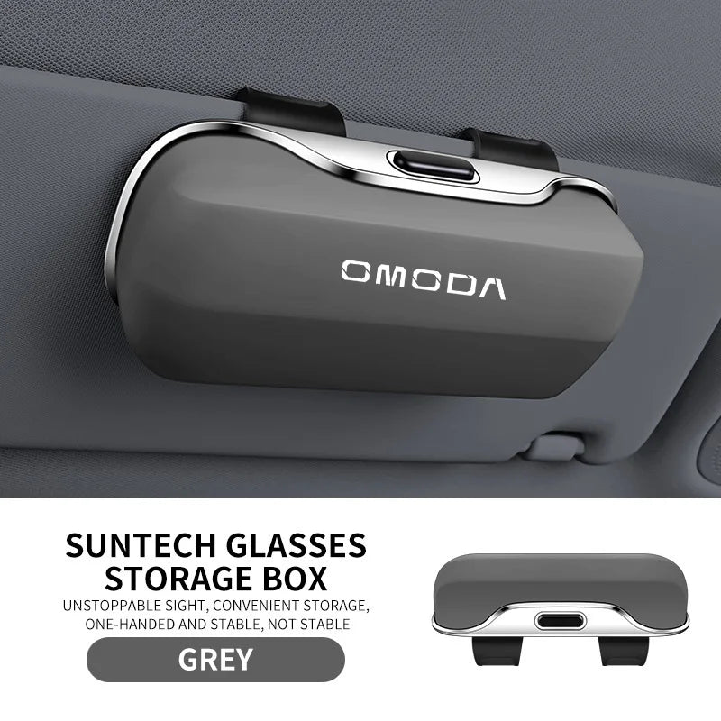 For Chery Omoda 5 E5 Ev 5 9 SHS C9 7 PHEV 8 Hybrid 3 2025  Accessories Car Visor Sunglasses Car Glasses Case Glasses Holder Clip