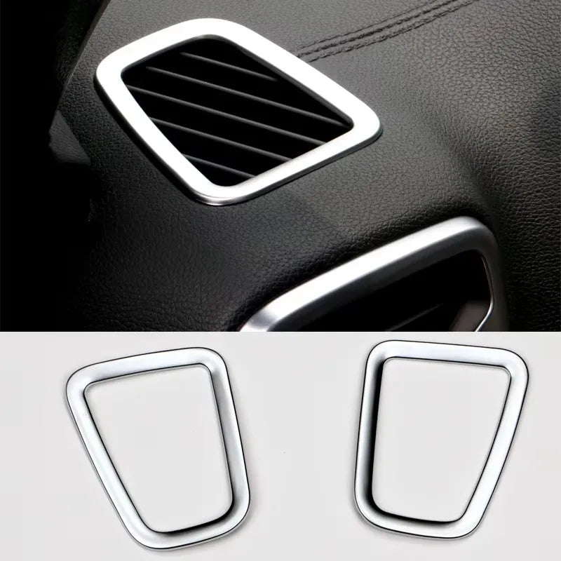 For Kia Sportage 4 QL 2016 2017 2018 2019 2020 2021 ABS Car Dashboard Front Small Air Outlet Decoration Cover Trim Accessories