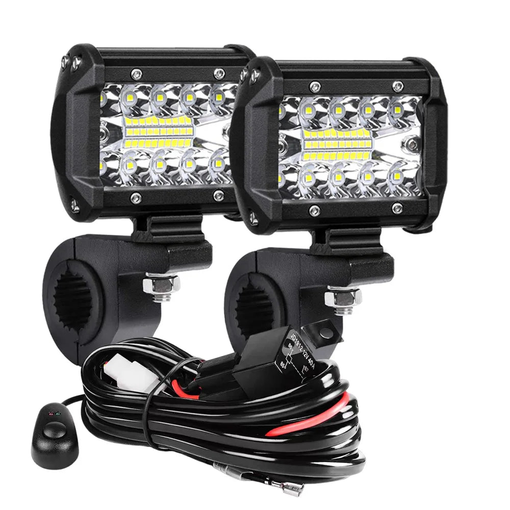 LED Light Bar Car Offroad 4X4 Led Headlights 12-24V Spotlights Ledbar Pods Driving Fog Light for Truck ATV SUV Auto Accessories