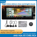 4 Way Dash Camera with Night Vision, 360°Surround View Parking Monitor, 1080P HD All Around View Driving Recorder ，Car DVR Syste