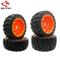 All Terrain Super Wear-resistant Complete Tyre Rear or Front Wheel Tire Set for 1/5 HPI ROFUN ROVAN KM BAJA 5B SS Rc Car Parts