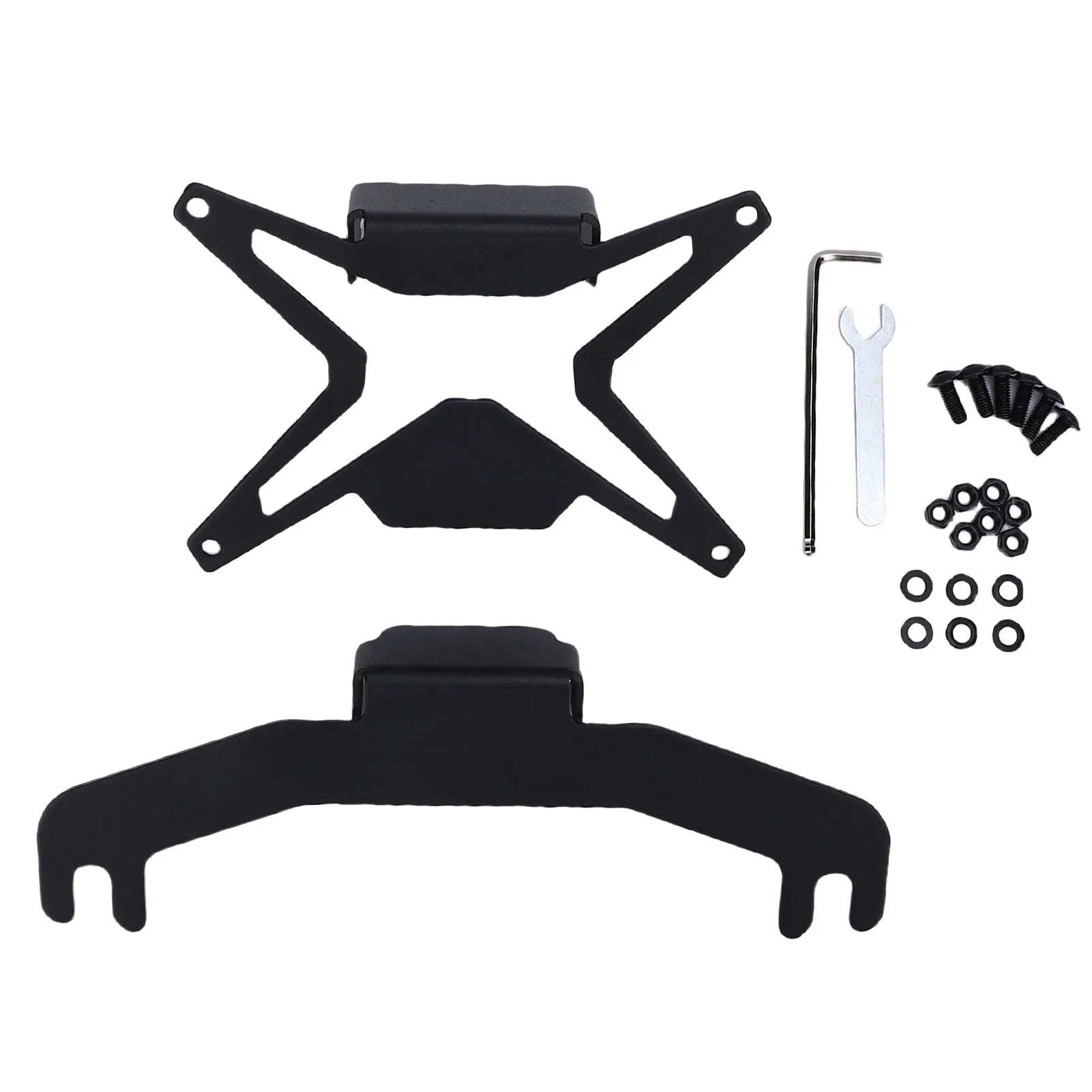 Flip Up Winch License Plate Mount Universal Front License Plate Holder for Pickup Truck Off Road RV 10in Hawse Fairlead