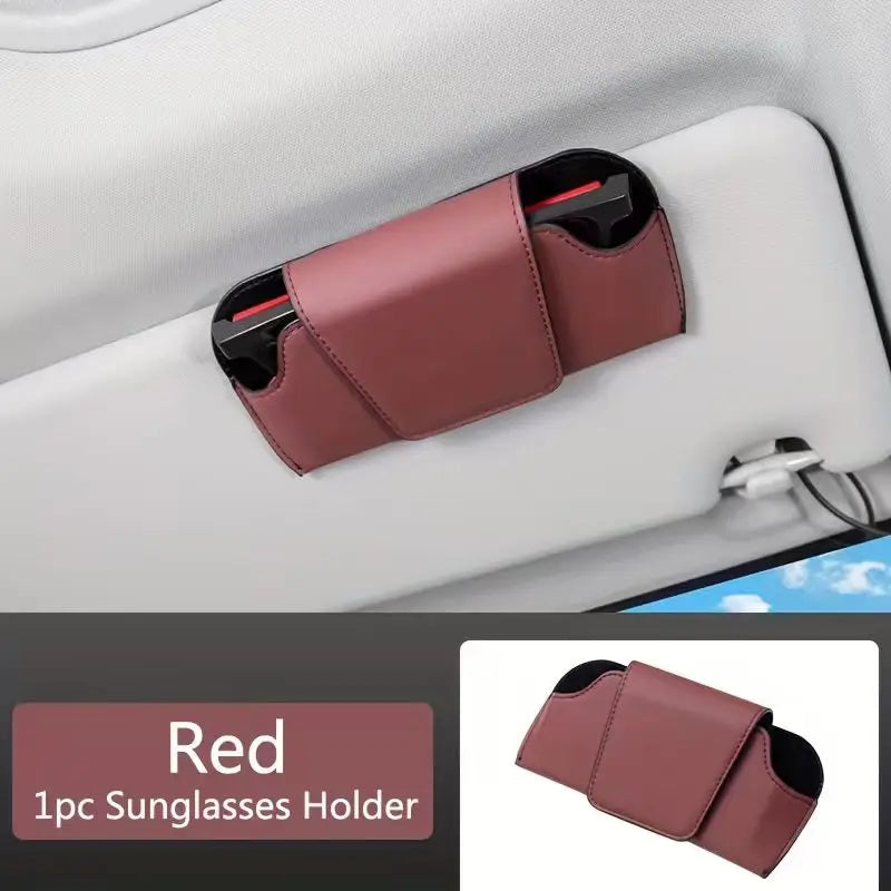 Car Fashion Glasses Holder - Fit Visor Clip for Glasses Storage, Stylish Auto Interior Accessory