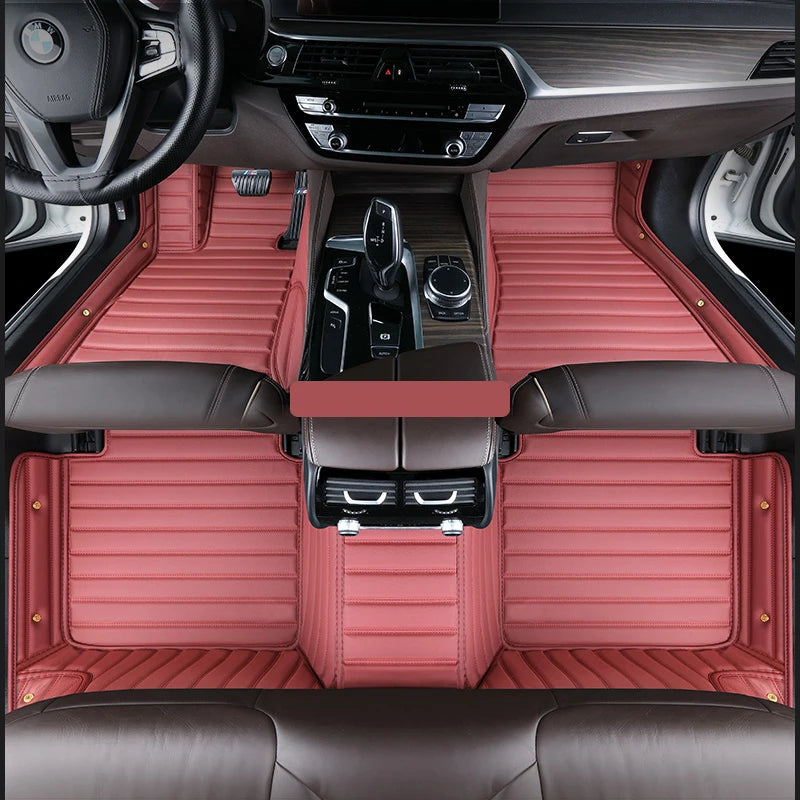 Car floor mats for Ford Mustang 2011 2012 2013 2014 Custom auto foot Pads automobile carpet cover