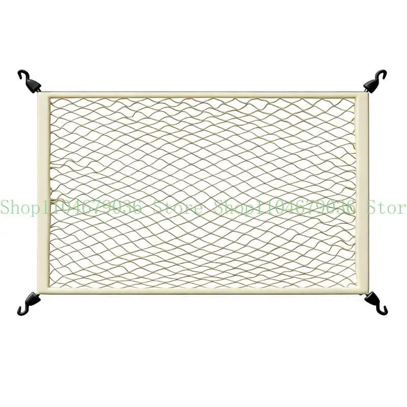 652F Heavy Duty Cargo Net Secure Item Holder Net for Truck Bed with Reinforced Construction Secure Storage in Harsh Weather