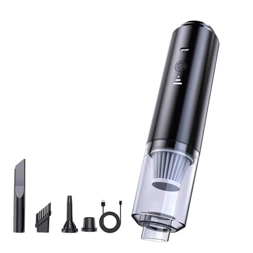 Powerful Suction Car Dust Collector Set Cordless Electric Handheld Vacuum Mini Blower Low Noise Car Vacuum Cleaner