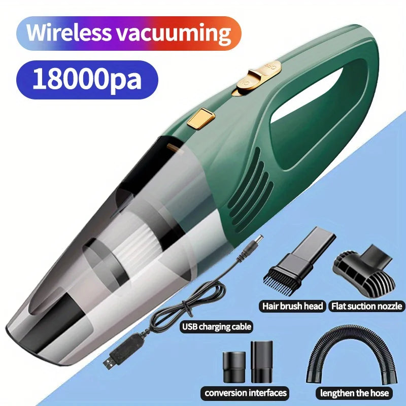 Gulenpower Car Wireless Vacuum Cleaner Powerful High Power High Suction Mini Handheld Car Vacuum Cleaner Household Indoor Small