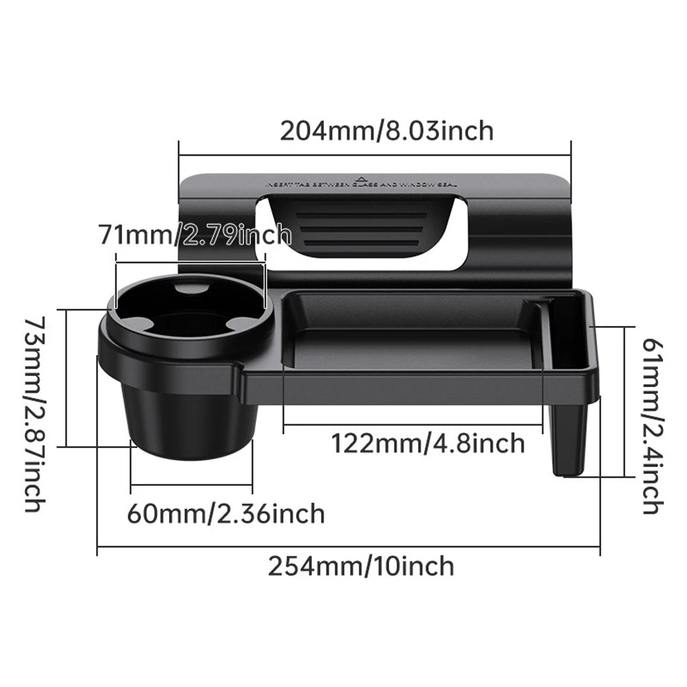 Multi Functional Car Organizer Box with Cup Drink Holder Hanging Storage Rack Side Door Window Storage Pocket Car Interior Parts