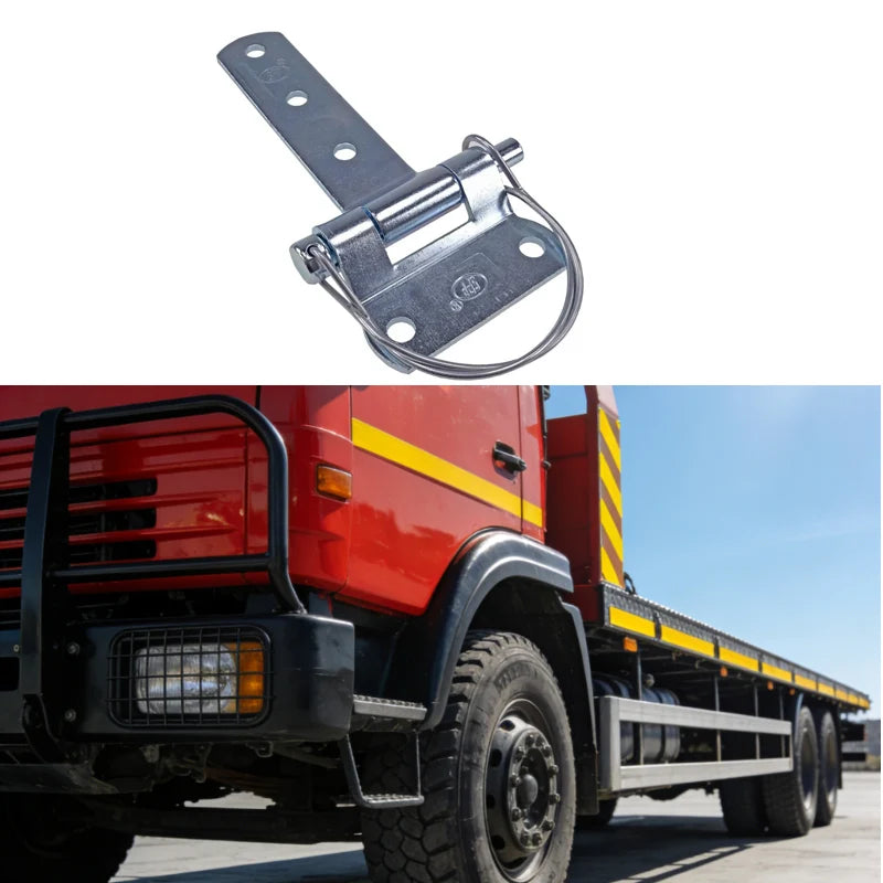 Truck Trailer Steel Galvanized D-Type Folding Box Cabinet Hinge Car Hinge Trailer Body Accessories Trailer Couplings Accessories