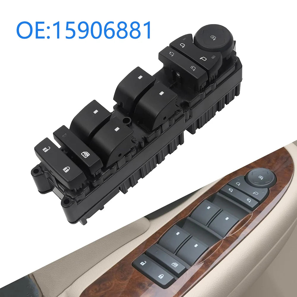 Electric Window Switch Button Parts For Cadillac Escalade Chevy Silverado GMC Yukon Sierra 2007-2014 2500 3500 Car Accessories