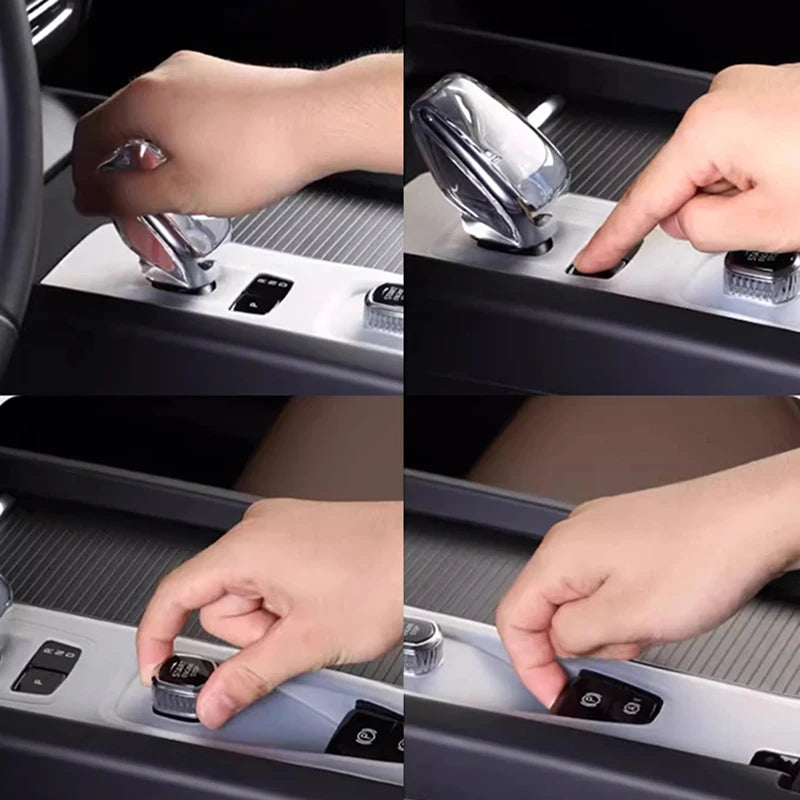 Car Center Console Decoration Frame Cover Gear Shift Panel Trim for Volvo S90 XC60 XC90 S60 V60 V90 Interior Accessories LHD