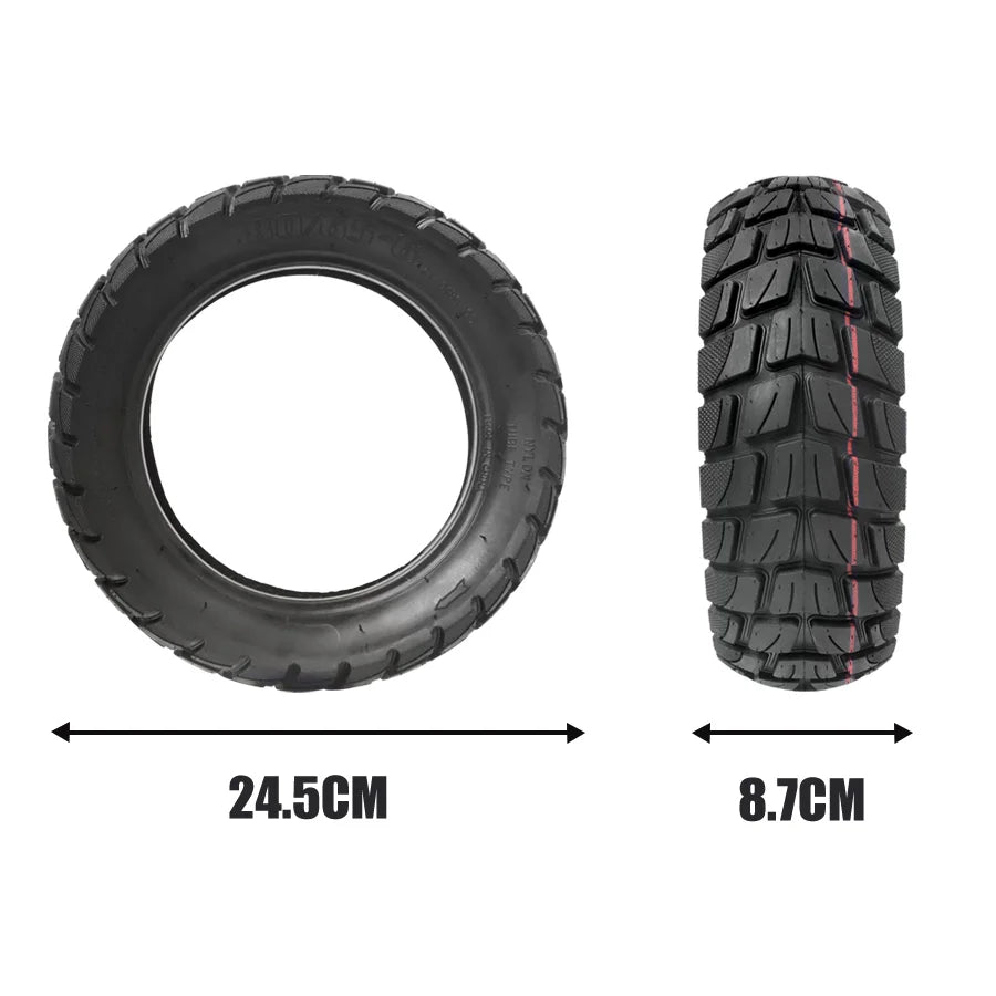 80/65-6 10x3 Inch Off-Road Inner Outer Tire 255x80 Tires Electric Scooter For Speedual Grace 10 Zero 10X Kugoo M4 Pro Tyre