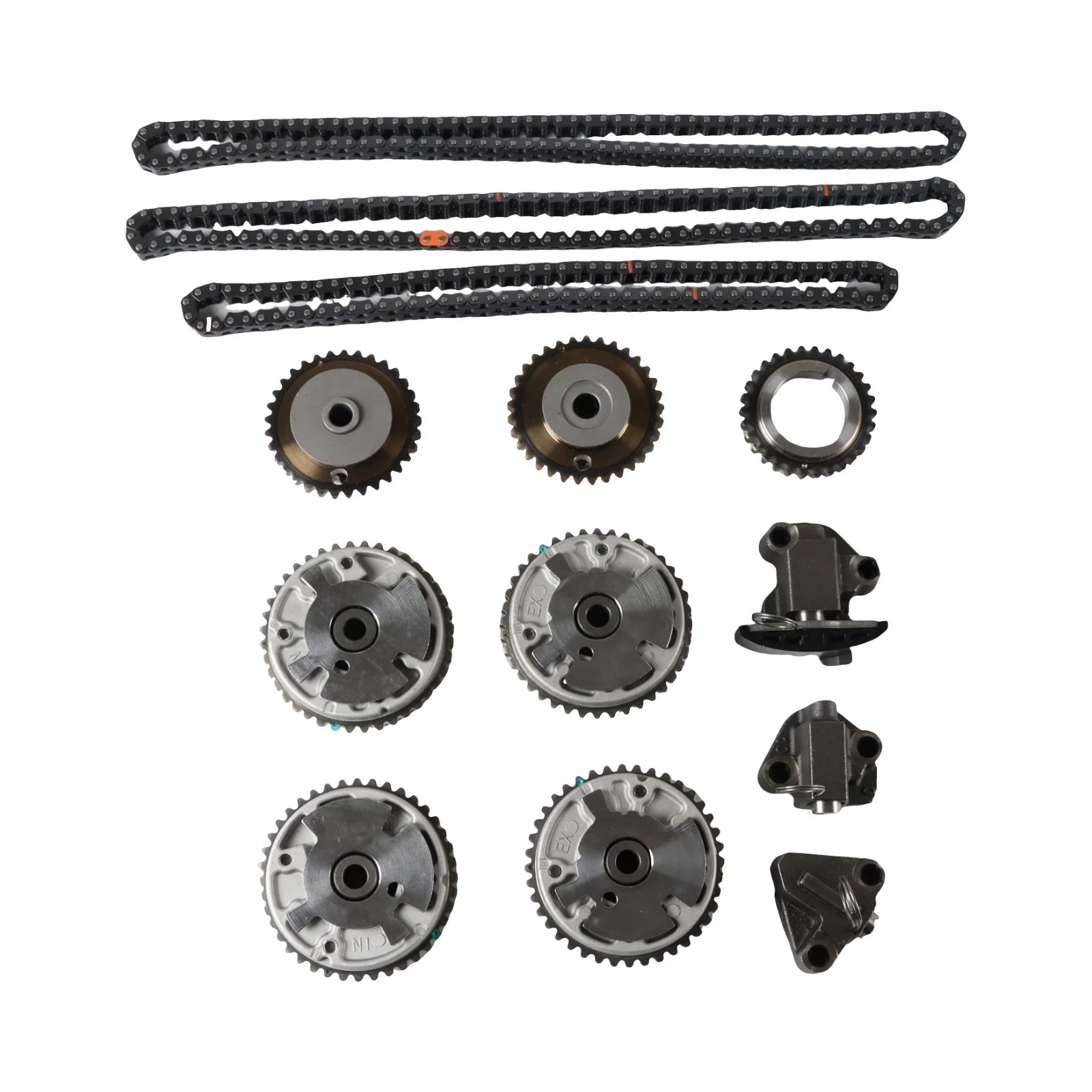 DPGKITS 19X Brand New Timing Chain Kit For Chevy Impala Malibu GMC Cadillac Pontiac Buick Car Accessories 9-0753SVVT 12603745