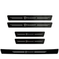 Car Accessories Car Door Sill Protector Welcome Pedal Decoration Leather Stickers For Peugeot 206 208 207 3008 308 2008 107