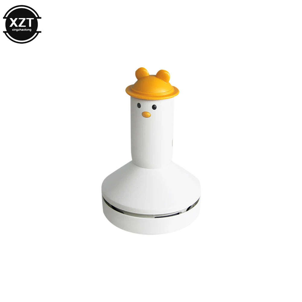 Cute Cartoon USB Portable Car Vacuum Cleaner Mini Portable Desktop Wireless Cleaner Handheld Powerful Electric Vacuum Cleaner