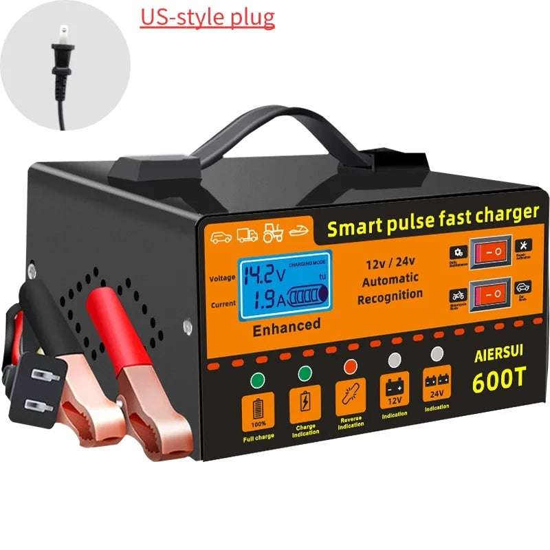 Car Battery Charger /battery tender/12V and 24V Fully-Automatic Smart Car Battery Charger, Battery Maintainer Trickle Charger,