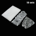 Universal 10/20/50pcs Car Steering Wheel Cover Seat Cover Car Lever Cover For Disposable Plastic Covers