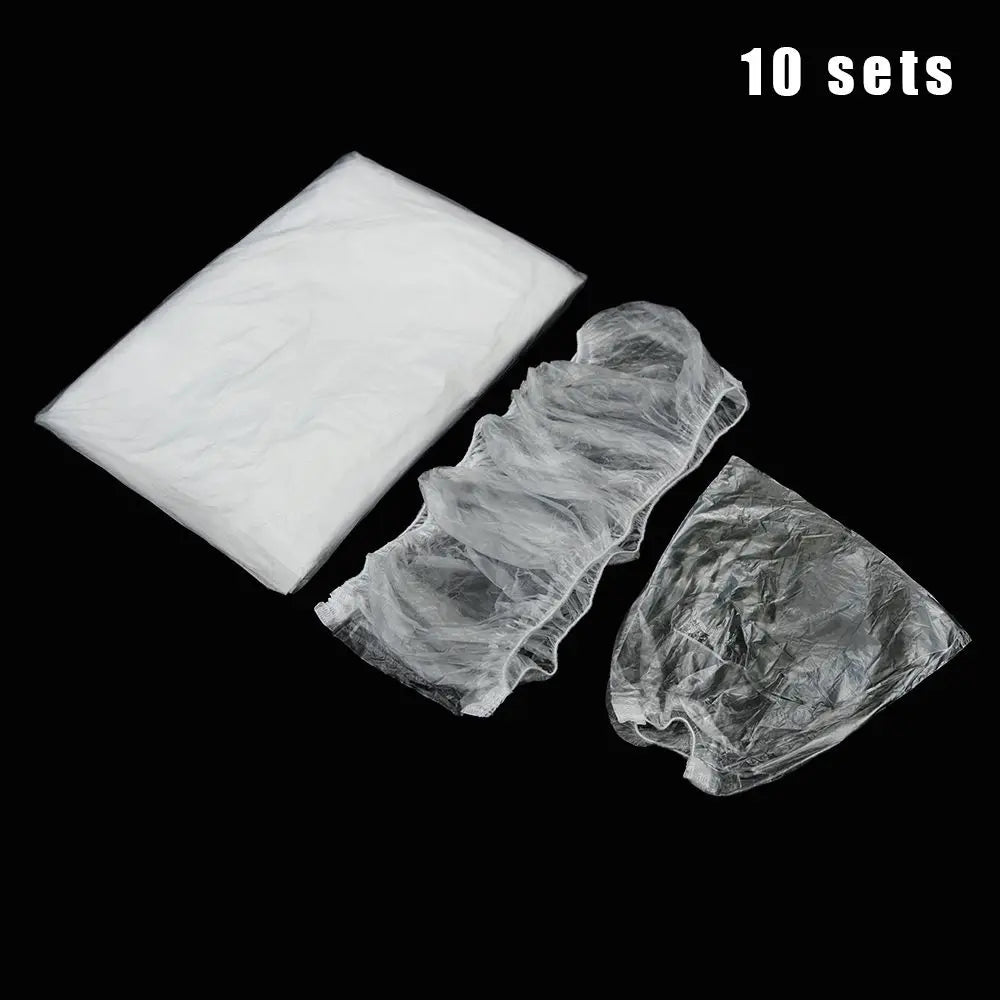 Universal 10/20/50pcs Car Steering Wheel Cover Seat Cover Car Lever Cover For Disposable Plastic Covers