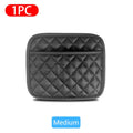 Car Adhesive Organizers Pocket Bags Car Storage Box Collecting Bag For Cards Phone Key Sticky Pouch Car Interior Universal