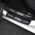 4Pcs Car Accessories for Clio II III IV V 2 3 4 5 BR CR BH KH BF 2001-2023 Car Stickers Threshold Strip Carbon Fiber Interior
