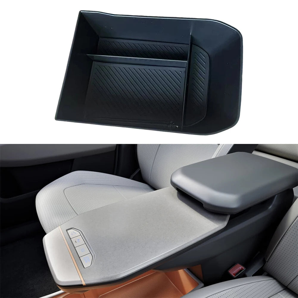 1 Pcs Car Central Console Armrest Front  Storage Box Organizer  Container Tray  For Kia EV3 Central Console Armrest Storage Box