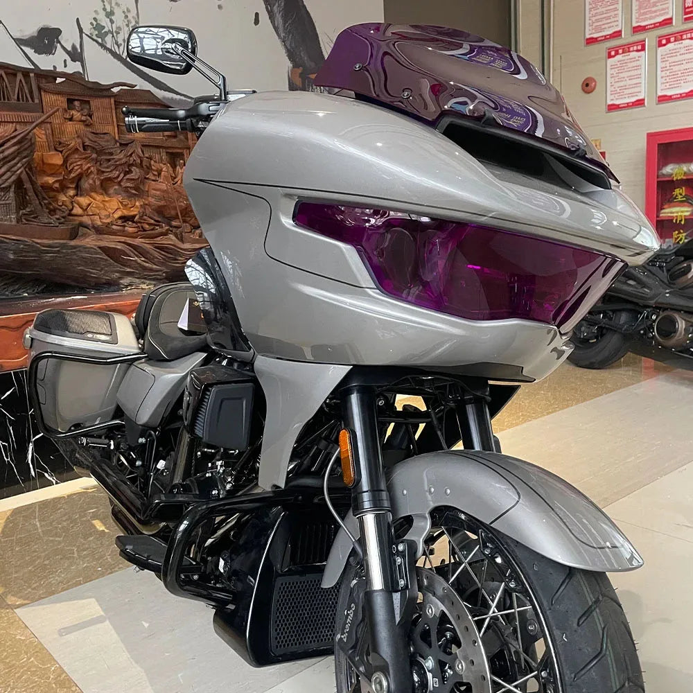 Motorcycle Accessories Headlight Cover Protector Headlamp Guard Fairing For Harley CVO Road Glide ST 23 24 Road Glide FLTRXSE