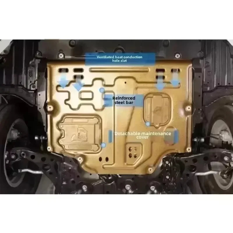 Car Accessories Black Under Engine Guard Mudguard Board Splash Shield Mud Fender Plate Panel For Ford ESCAPE 2020-2024 2.0T